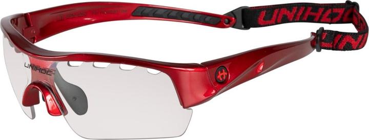 Unihoc Victory rot/schwarz Junior Schutzbrille (One Size)