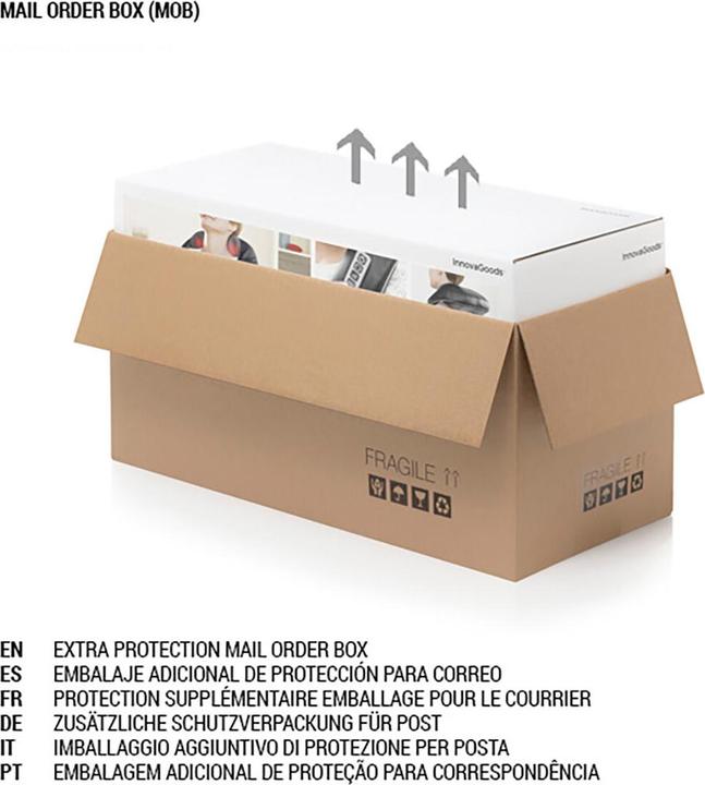 Immagine prodotto InnovaGoods Scrivania inginocchiata con spazio di archiviazione - Grigio