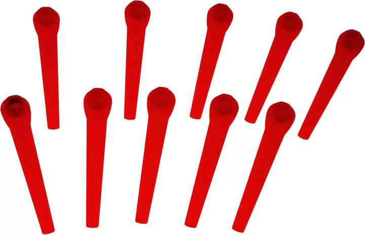 Actual product image AccuCell 10x Ersatz-Messer für Rasentrimmer Gardena EasyCut Li-18/23 (9823-20)/Comfor-Cut Li-18/23 R (9825-20 (Mowing robot, Lawn mower blades + replacement blades garden machinery)