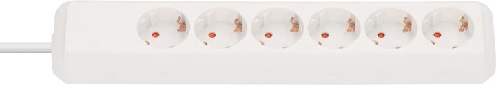 Actual product image Monacor socket strip (6x, CEE 7/3, 1.50 m)
