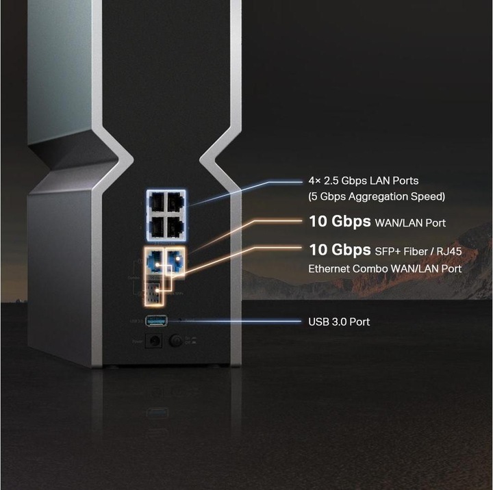 Immagine prodotto TP-Link Router Archer BE800 Wi-Fi 7 Tri-Band BE19000