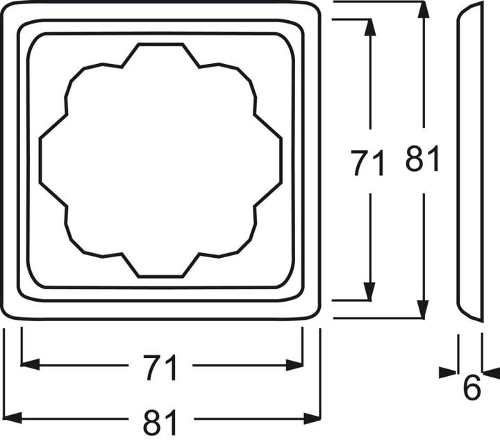 Actual product image Busch-Jaeger Frame
