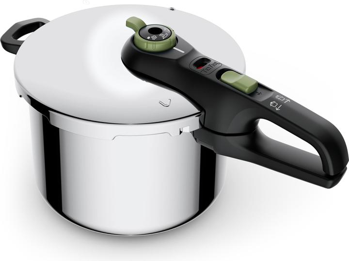 Produktbild Tefal Secure Trendy Schnellkochtopf (25 cm, Dampfkochtopf, Edelstahl)