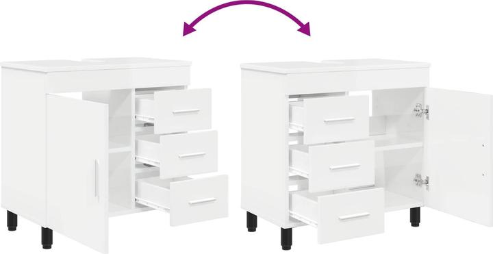 Produktbild vidaXL Badezimmerschrank (60 x 35 x 60 cm)