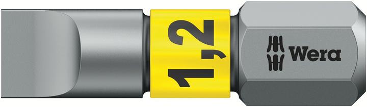 Actual product image Wera 800/1 BTZ 1,2 x 6,5 x 25 mm (Hexagonal)