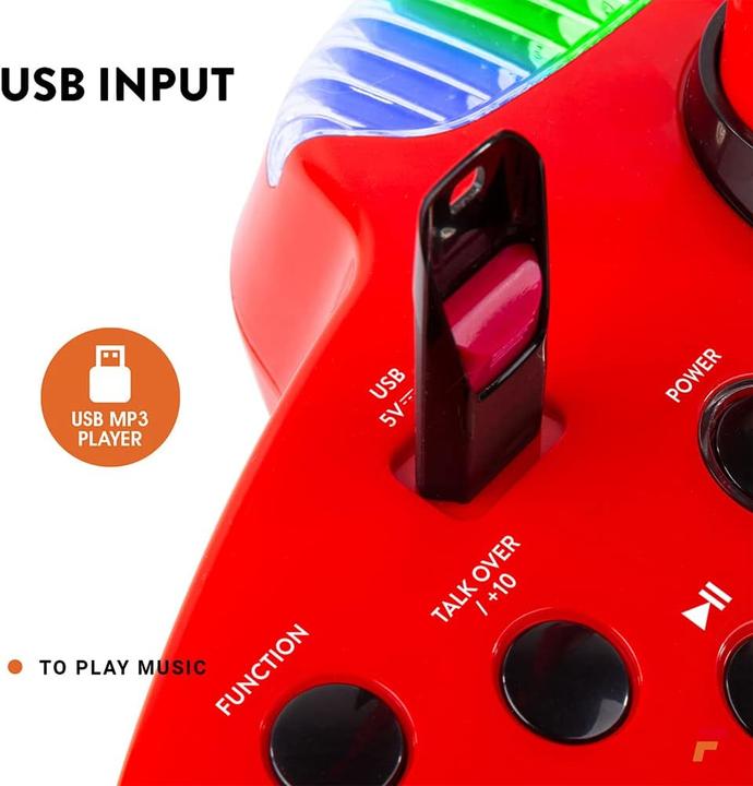 Image du produit Fenton Station karaoké KSM15R rouge (Actif)