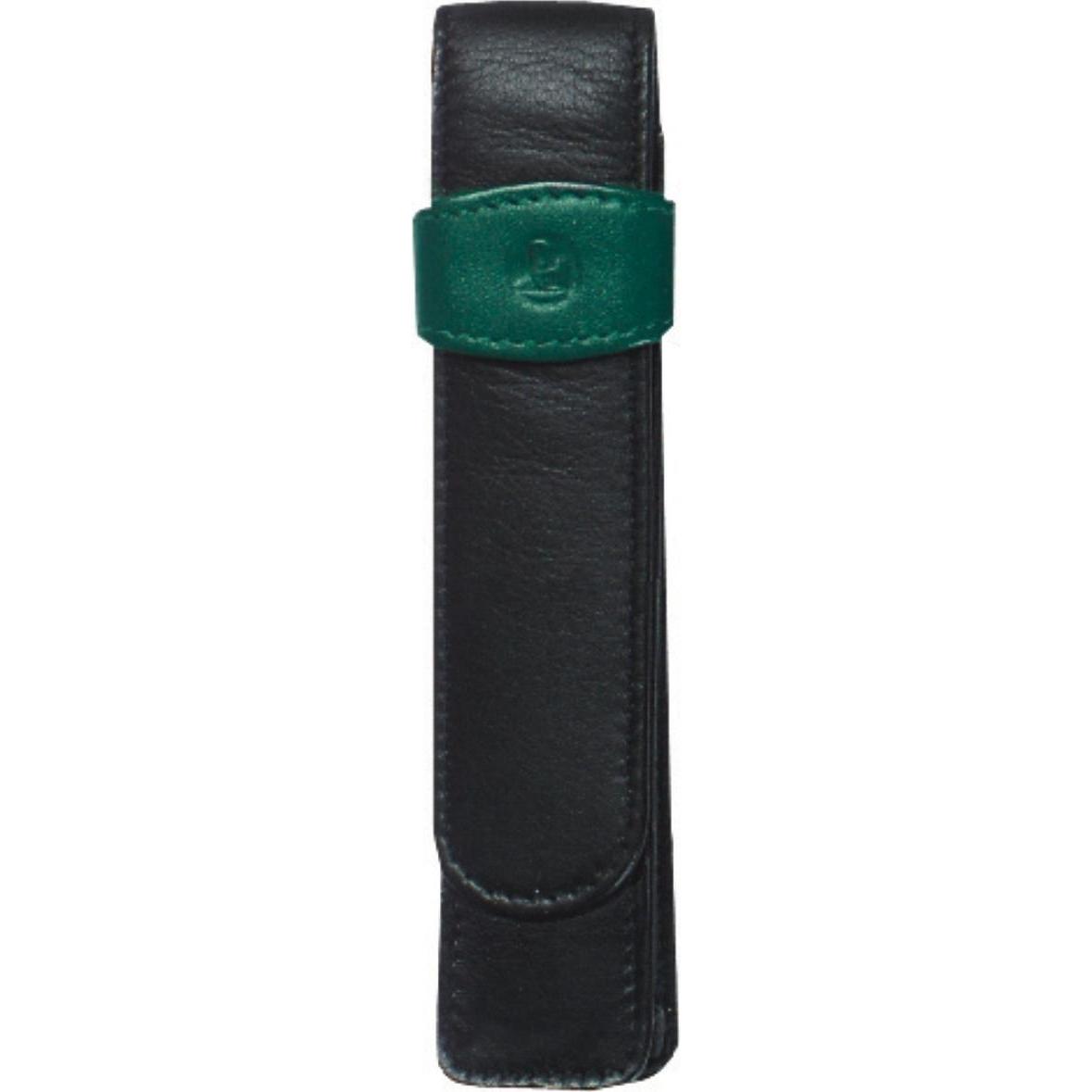 Pelikan, Etui, Schreibgeräte-Etui Leder TG 12, -Grün