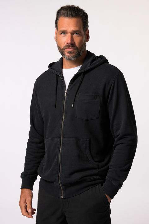 Produktbild JP1880 JP 1880 Hoodie-Jacke, Sweat, Vintage Look, Kapuze (8XL)