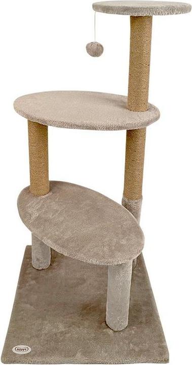 Actual product image Hoppy Pets Cat Tree (108 cm, grey/beige)