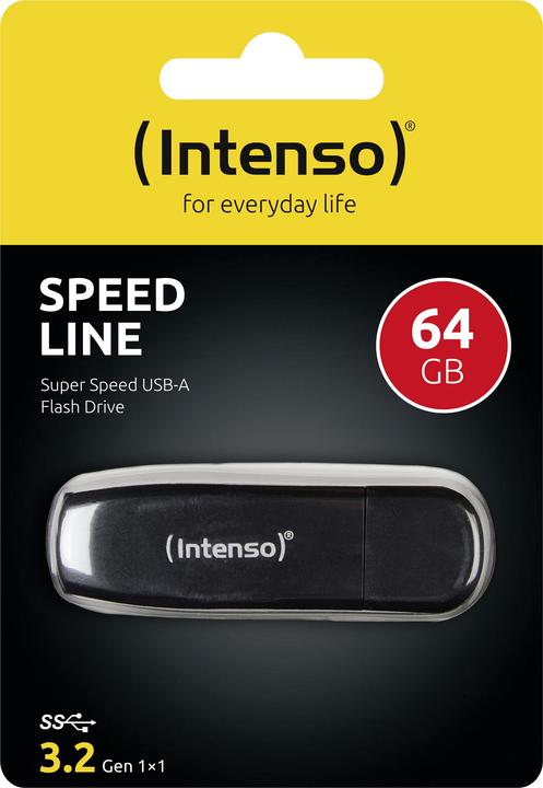 Image du produit Intenso ligne de vitesse (64 Go, USB-A)