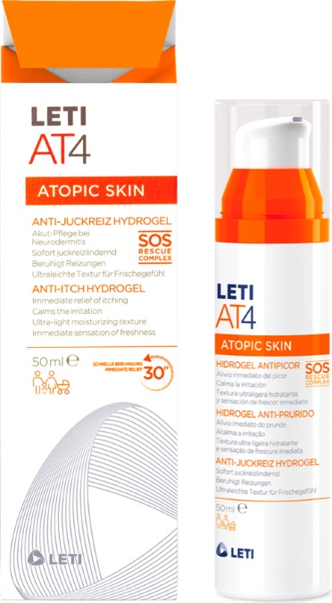 Produktbild Leti LETIAT4 Atopic Skin Anti-Juckreiz Hydrogel, 50 ml Gel (Körpergel, 50 ml)