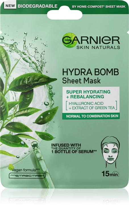 Garnier â€“ Moisture + Freshness Tissue Super Hydrating & Purifying Mask (1 PCS) â€“ (28 g)