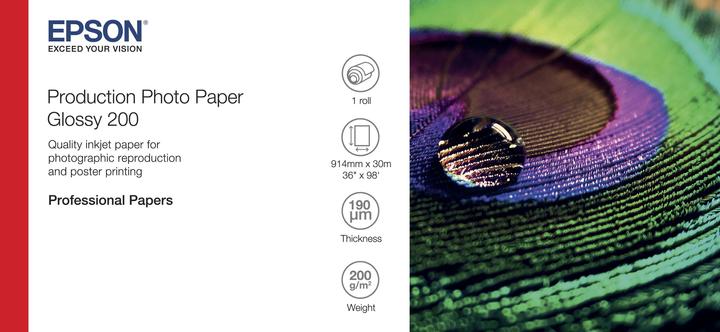 Produktbild Epson Production Photo Paper Glossy 200 (200 g/m², 91.4 cm x 30.5 m)