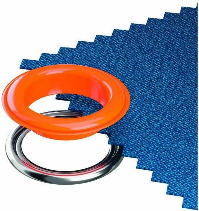Immagine prodotto Prym Occhielli con dischi MS, colore arancio-argento 14 mm, 15 pezzi.