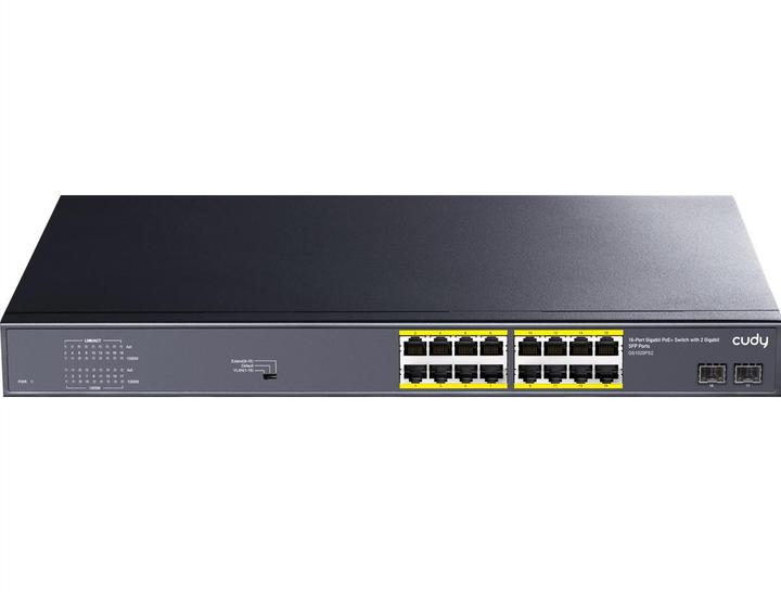 Produktbild Cudy GS1020PS2 network switch Gigabit Ethernet (10/100/1000) Power over Ethernet (PoE) Black (18 Ports)
