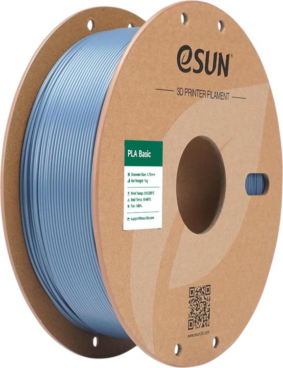 Produktbild eSUN PLA BASIC 1,75mm LIGHT GREY 1kg (PLA, 1.75 mm, 1000 g, Grau)
