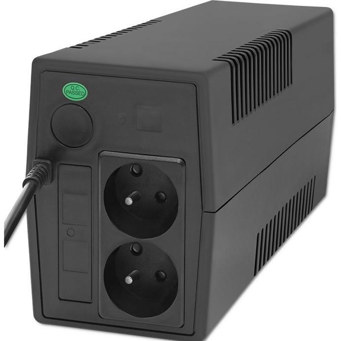 Qoltec Zasilacz awaryjny UPS Monolith 650VA 360W (650 VA, 360 W, Line-Interaktiv USV), USV