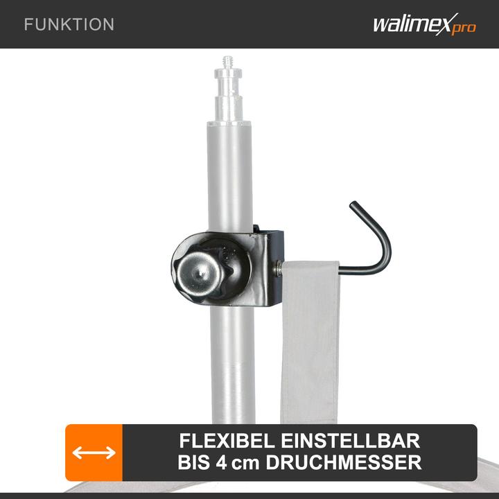 Actual product image Walimex Clamp hook (Mounting)