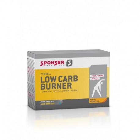 Produktbild Sponser Low Carb Burner (Pfirsich, 20 Stk., 170 g)