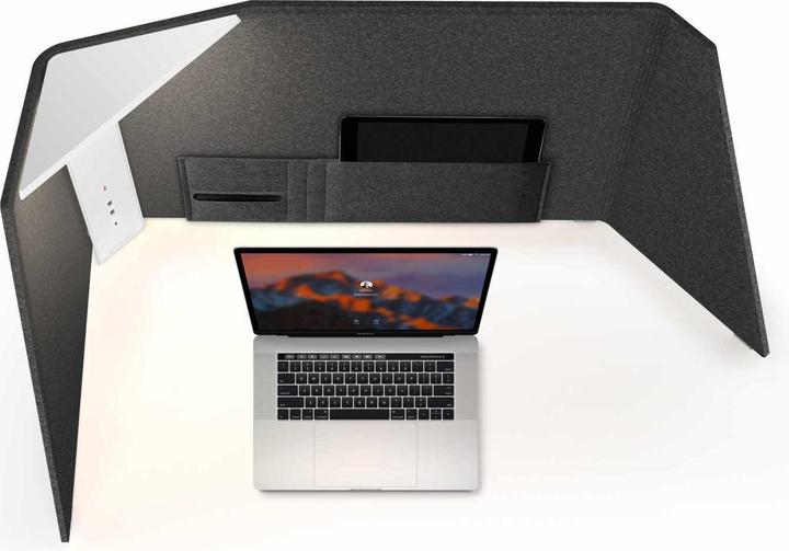 Immagine prodotto Pablo Design Ufficio d'angolo 30 lampada da tavolo con pannello acustico