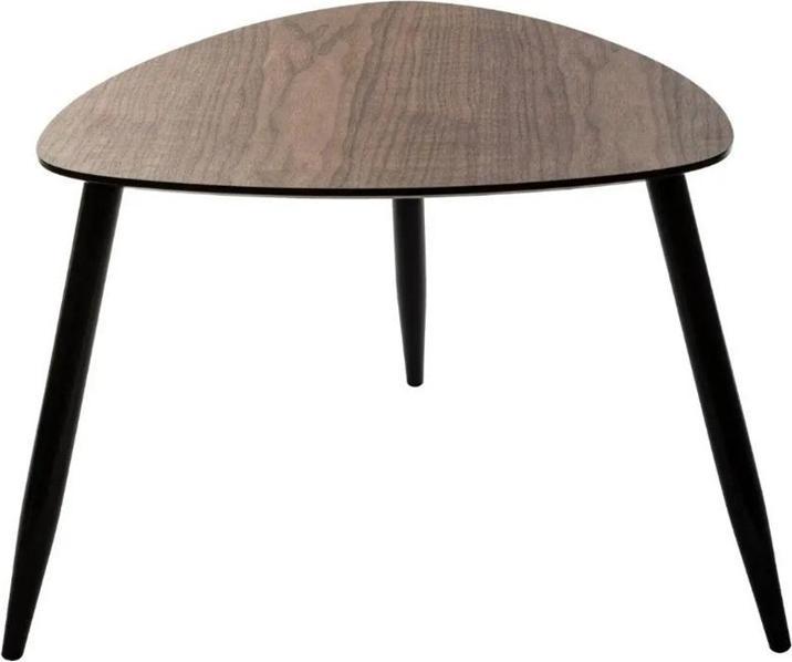 Image du produit Atmosphera Ensemble de tables basses Mileo, noir/noisette (48 x 48 x 48 cm)