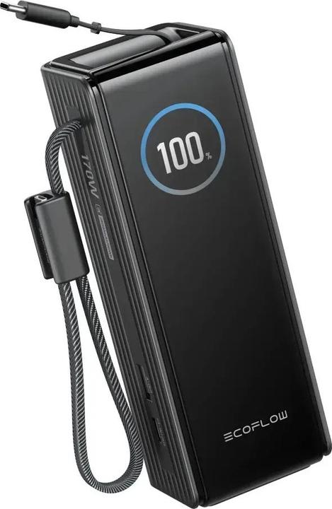 Produktbild EcoFlow RAPID Powerbank black 25.000mAh (25000 mAh, 170 W, 90 Wh)