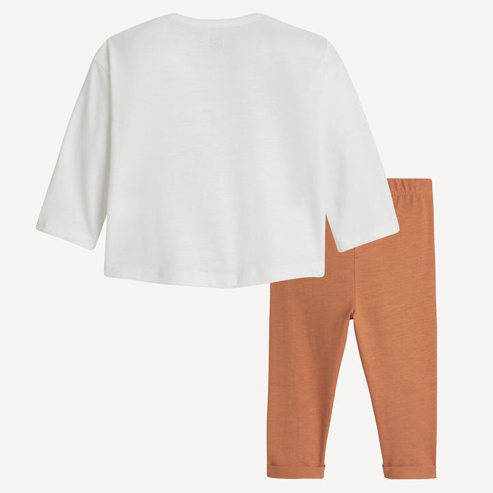 Produktbild La Redoute Collections 2-teiliges Set aus Shirt und Leggings (92)