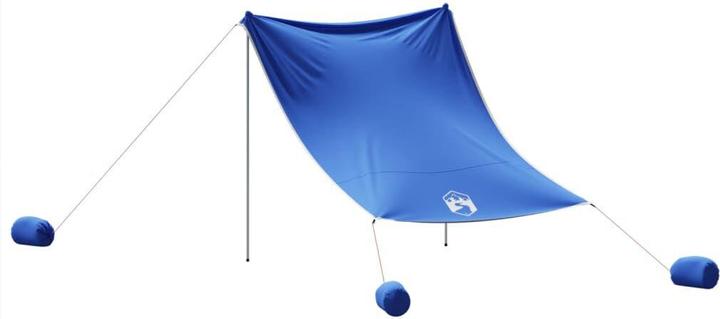Actual product image VidaXL Beach shade tent with sandbags 214 x 236 cm (beach tent, 0.18 kg, 4 persons)