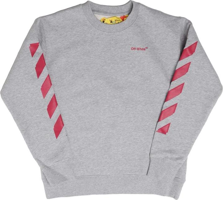 Actual product image Off Childrens/Kids Arrow Rubber Crew Neck Sweatshirt (128)
