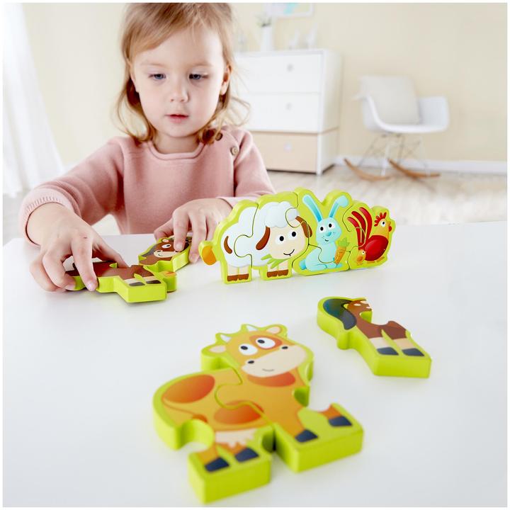 Produktbild Hape Zahlen & Farmtiere (10 Teile)