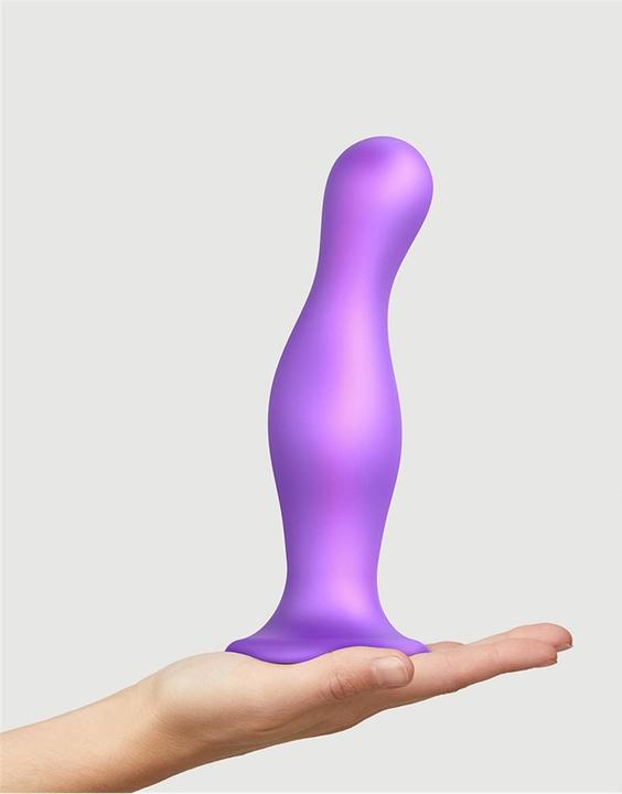 Produktbild Strap-on-me Dildo Plug Curvy Metallic (XXL)