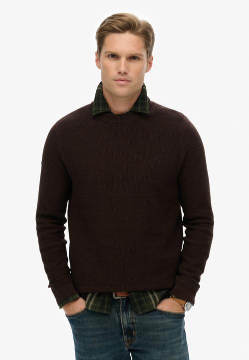 Produktbild Superdry Leichter strukturierter Baumwollpullover (XL)