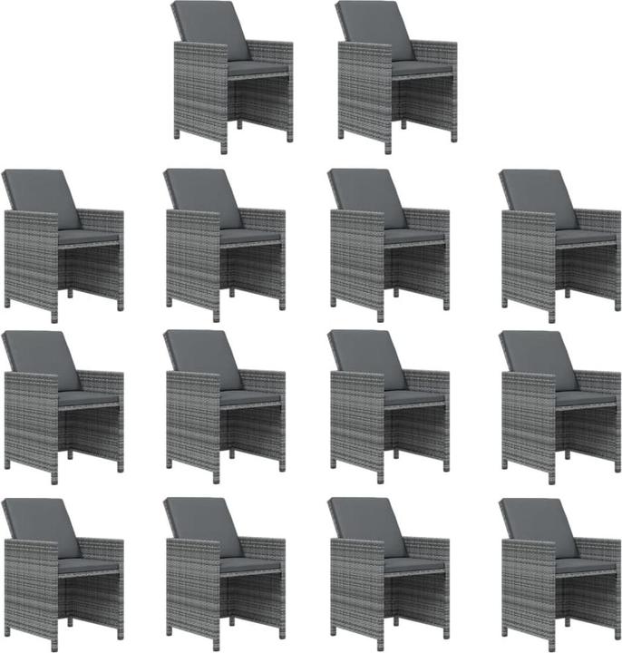 Produktbild vidaXL Garten Essgruppe