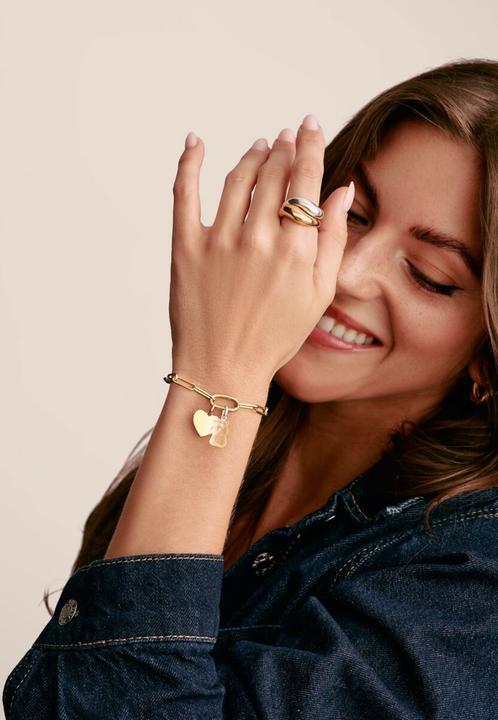 Immagine prodotto Thomas Sabo Charm-Anhänger Herz Connect vergoldet (Argento)