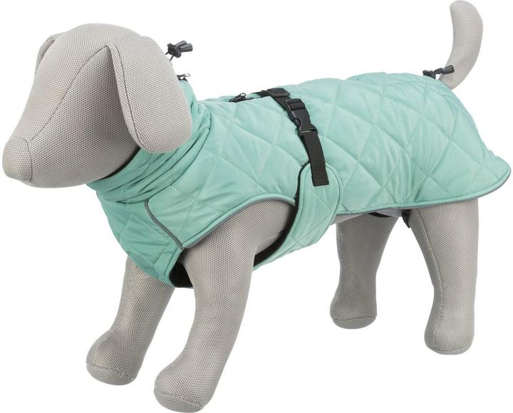 Produktbild Trixie Mantel CityStyle Oslo, recycelt, M, 50 cm, Jade (M, Hundemantel)