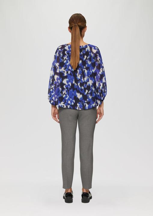 Immagine prodotto S.Oliver Bluse Chiffon-Bluse mit Raffungen und transparenten Ärmeln (46)
