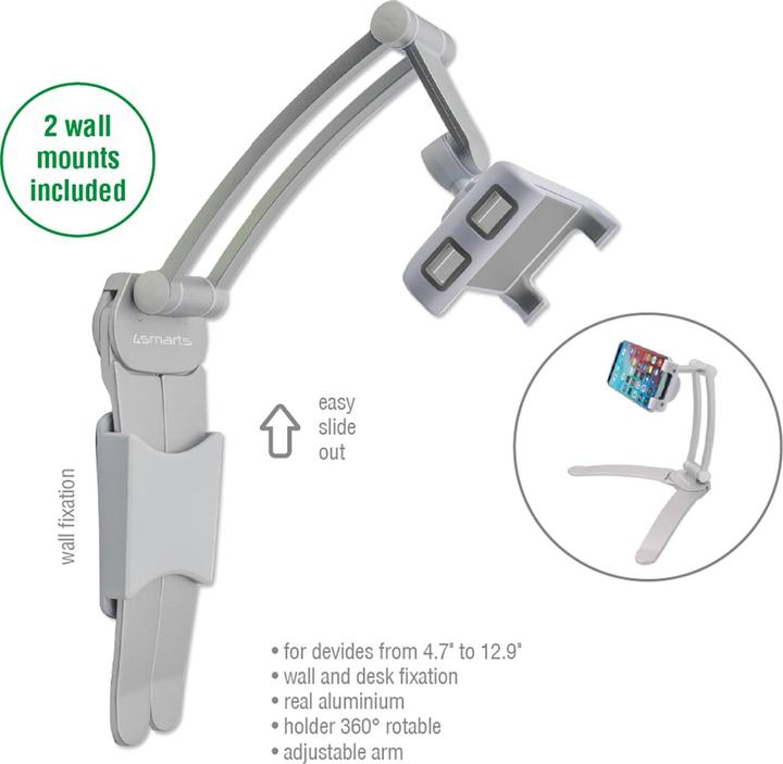 Actual product image 4smarts Mount ErgoFix H7 Universal, 4.7 - 12.9