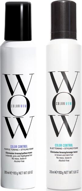 Produktbild Color Wow Color Control Purple Toning + Styling Foam (ond hair ) - Styling tinting foam - 200ml (200 ml, Schaumfestiger)