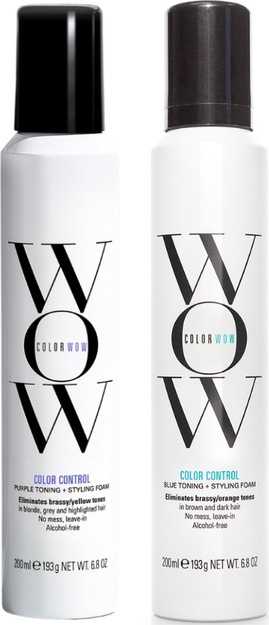 Actual product image Color Wow Colour Control Purple Toning + Styling Foam (ond hair ) - Styling tinting foam - 200ml (200 ml, Foaming agent)