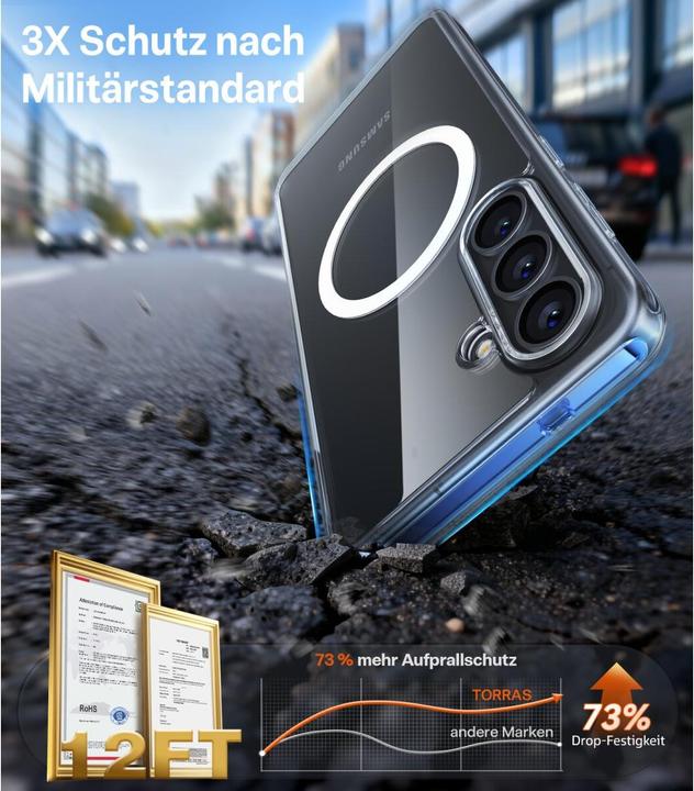 Produktbild Torras - Guardian Magnetic Series - Samsung Galaxy S26 - Clear (Samsung Galaxy S26)