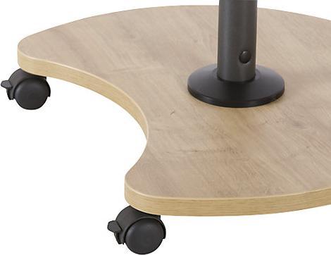 Actual product image Rocada Flipchart-Tisch, magnetisch, 69x99 cm, Holzoptik