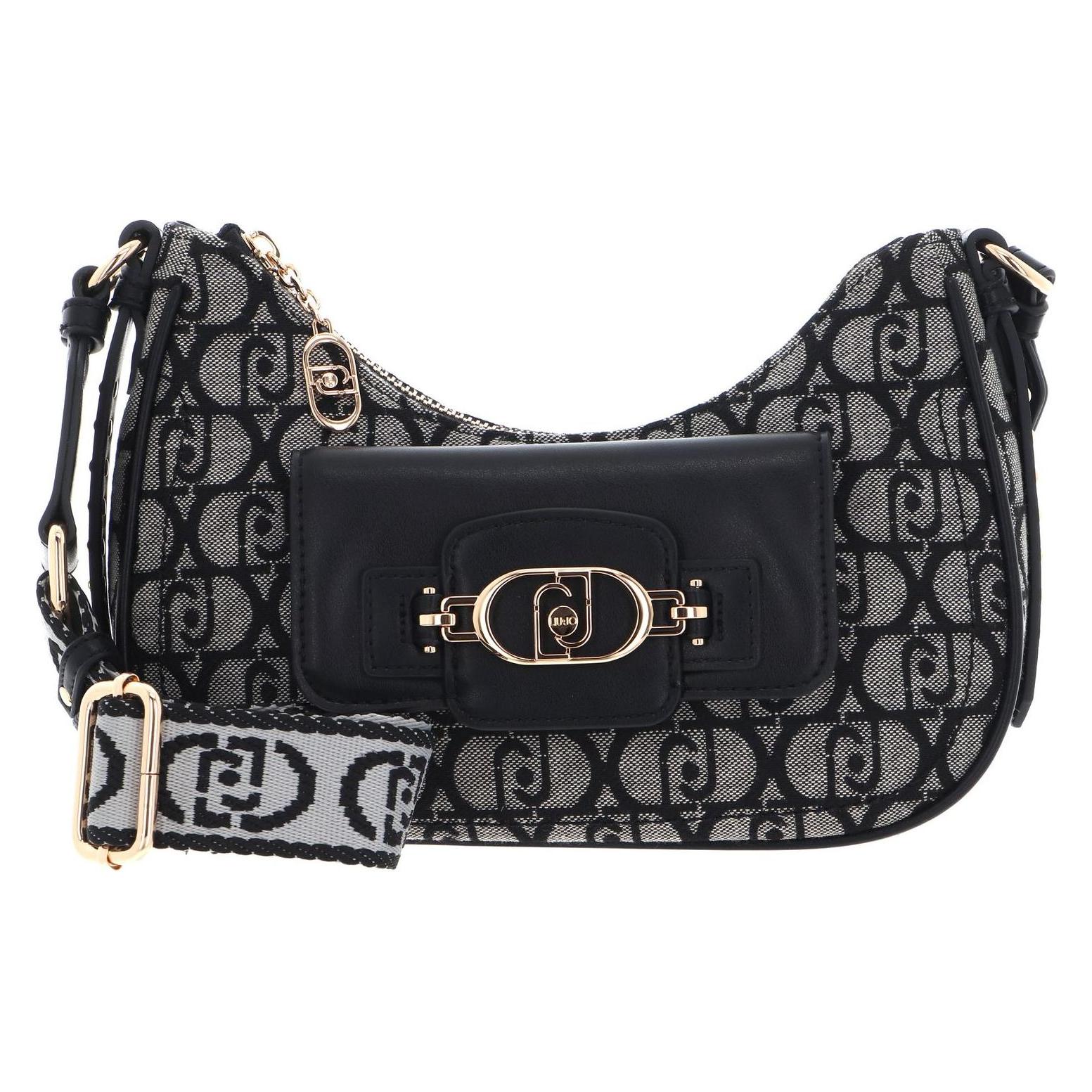 Liu Jo, Damen, Handtasche, Pakuna Crossbody Bag, Grau, Schwarz