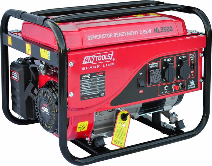 Produktbild AW Tools AWTOOLS Petrol Generator 2.8kW 230V Black LINE (2800 W)