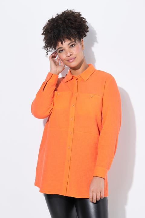 Image du produit Miamoda Bluse, A-Linie, Musselin, Ziernähte (48)