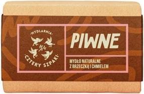 Mydlarnia Cztery Szpaki Mydło piwne w kostce z Brzeczką i Chmielem 110g
