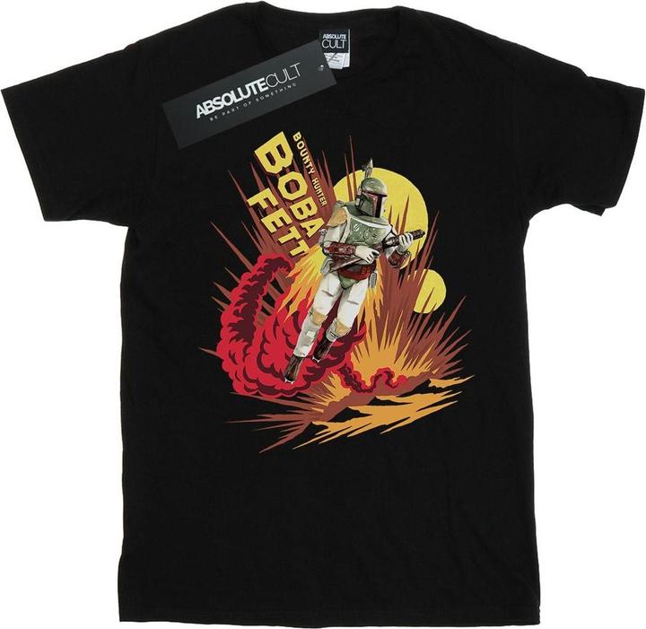 Immagine prodotto Star Wars Boba Fett Rocket Powered Maglietta Uomo (M)