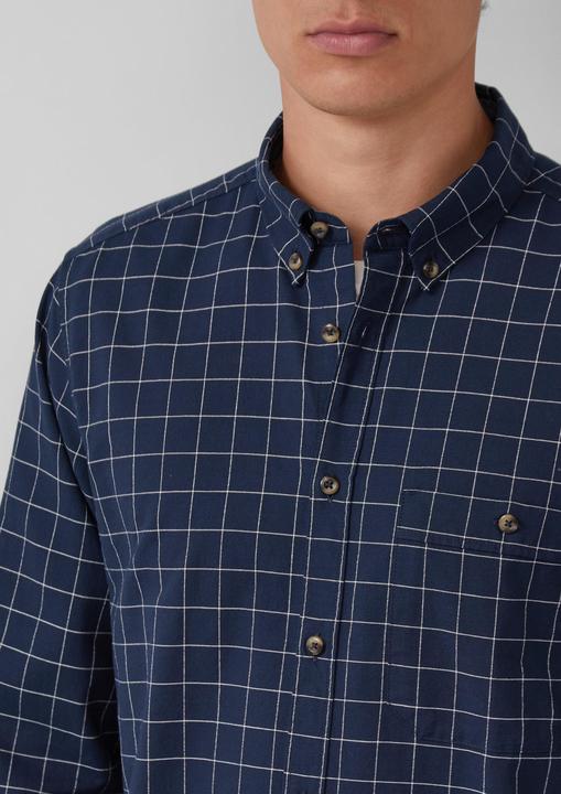 Immagine prodotto s.Oliver Hemd Regular Fit: Karo-Hemd aus Baumwolle mit Button-Down-Kragen (M)