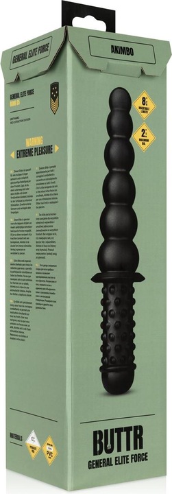 Actual product image Buttr Akimbo Double Sided Anal Dildo