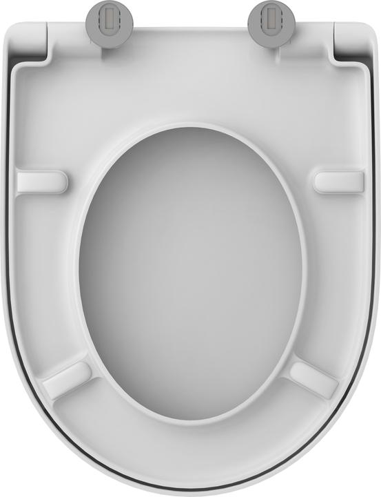 Produktbild Schütte WC Sitz Duroplast WC-Sitz WHITE D-Form PRO 7 Geberit Icon 82814 Weiss