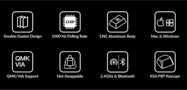 Actual product image Keychron Q1 Max (US, Cable)